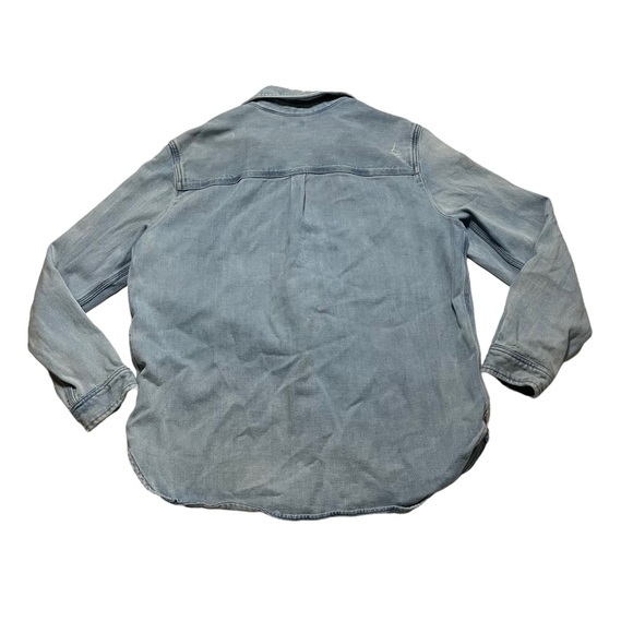 Levi’s Distressed Casual Light Wash Denim Jean Jackets Button Up Closure Size XL - Picture 3 of 7